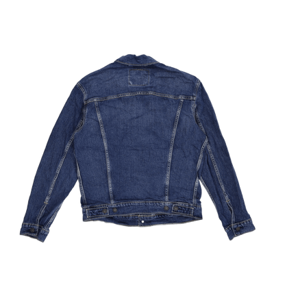 Levi's Standard Denim Jacket Blue Small Cotton Collared