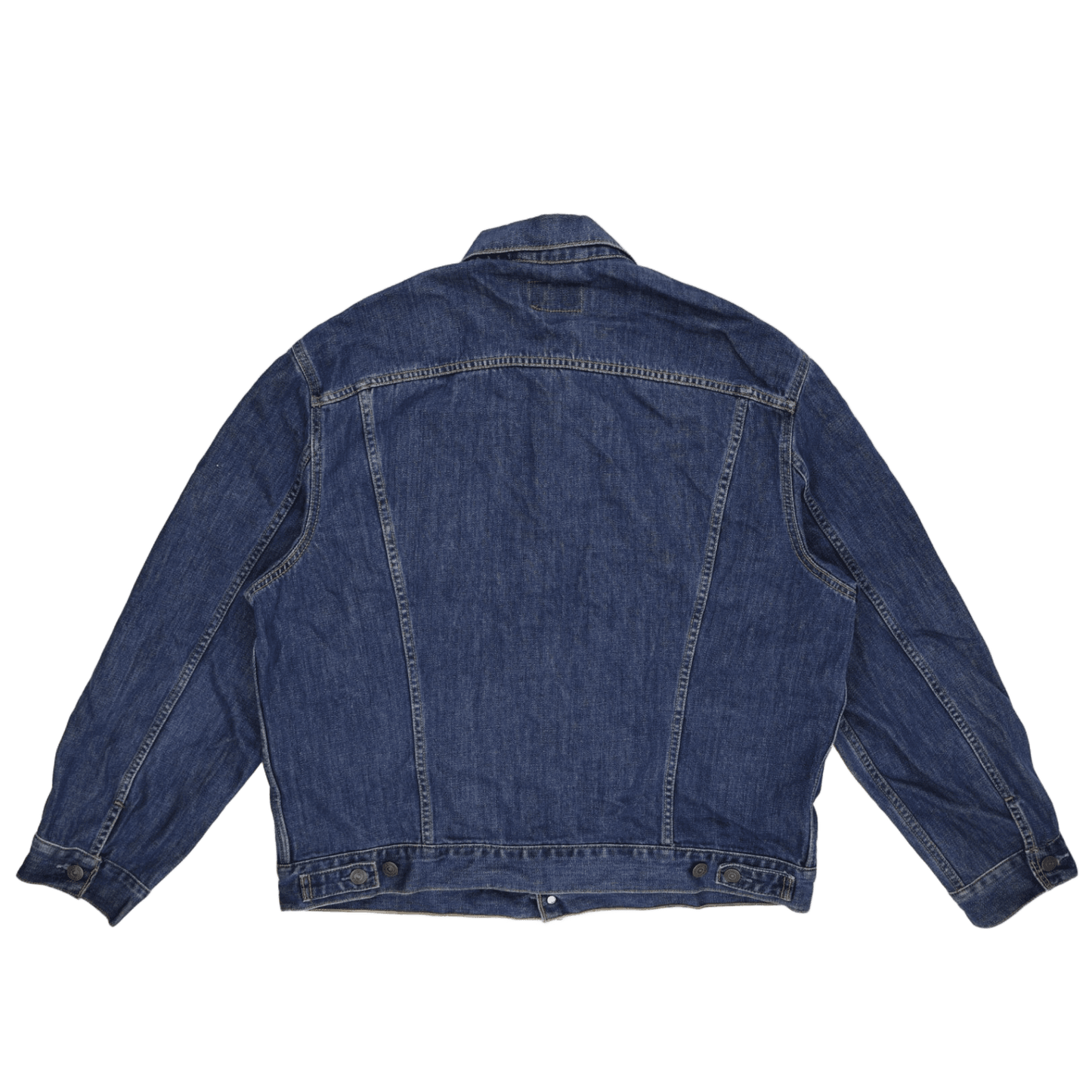 Levi's Vintage 70550 Blue Denim Trucker Jacket XL Cotton Collared