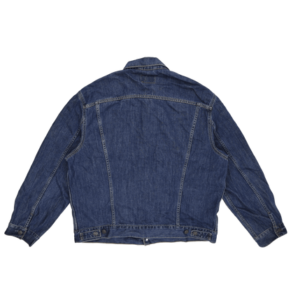 Levi's Vintage 70550 Blue Denim Trucker Jacket XL Cotton Collared