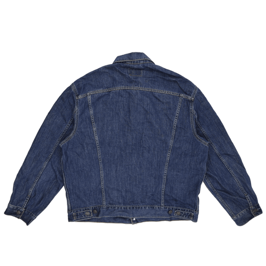 Levi's Vintage 70550 Blue Denim Trucker Jacket XL Cotton Collared