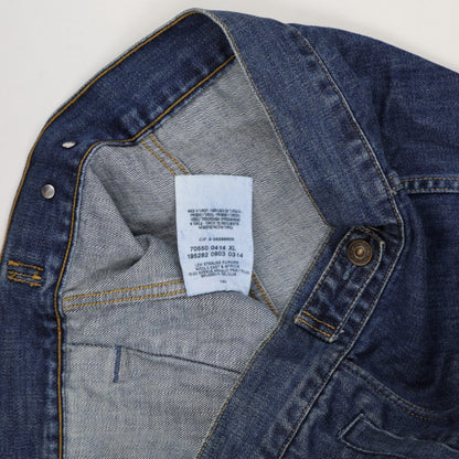 Levi's Vintage 70550 Blue Denim Trucker Jacket XL Cotton Collared
