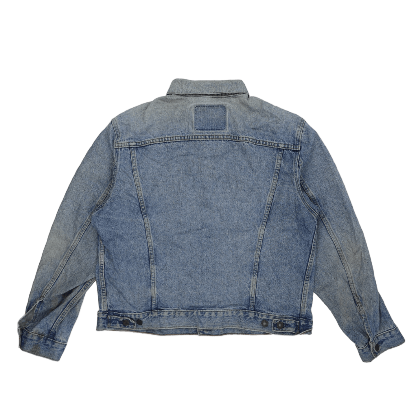 Levi's Vintage Denim Trucker Jacket Blue Size 44 Large Cotton