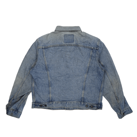 Levi's Vintage Denim Trucker Jacket Blue Size 44 Large Cotton