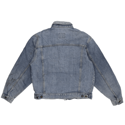 Lee Vintage Denim Jacket Faded Blue Large Cotton Denim Classic Collared