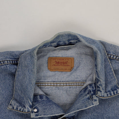 Levi's Vintage 90s Blue Denim Trucker Jacket XL Cotton