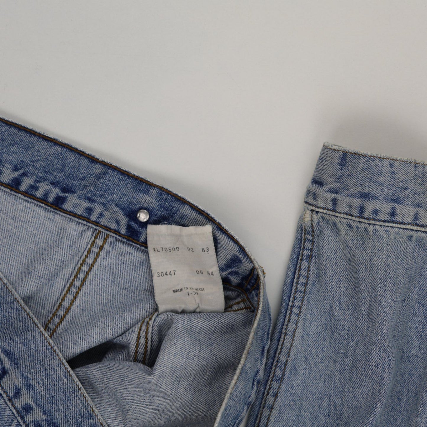 Levi's Vintage 90s Blue Denim Trucker Jacket XL Cotton