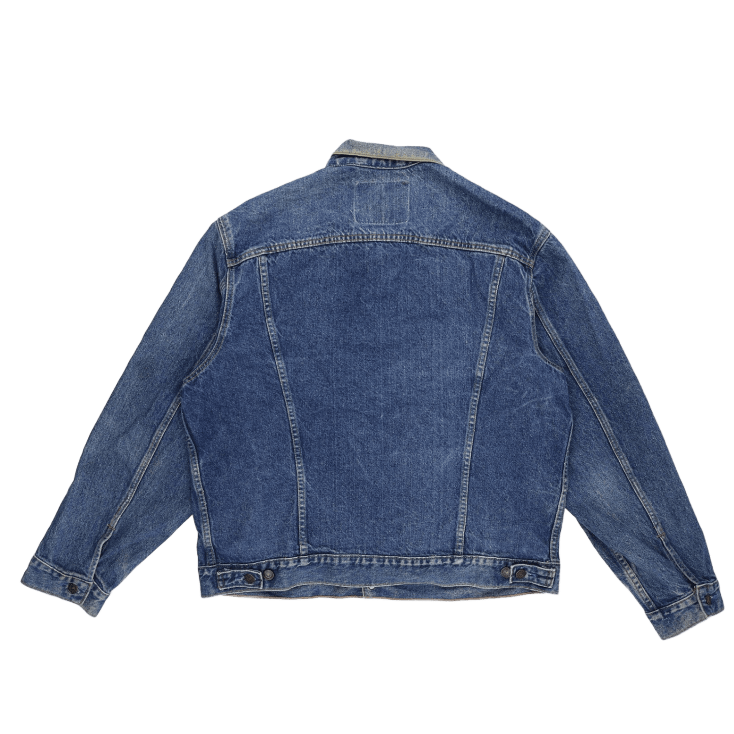 Levi's Vintage 70506 Blue Denim Jacket Size 46 Large Cotton Collared