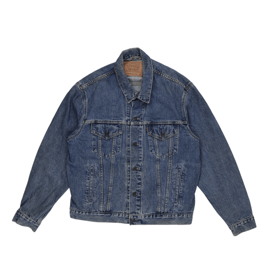 Levi's Vintage XL Denim Jacket Blue 100 Percent Cotton Classic Collared
