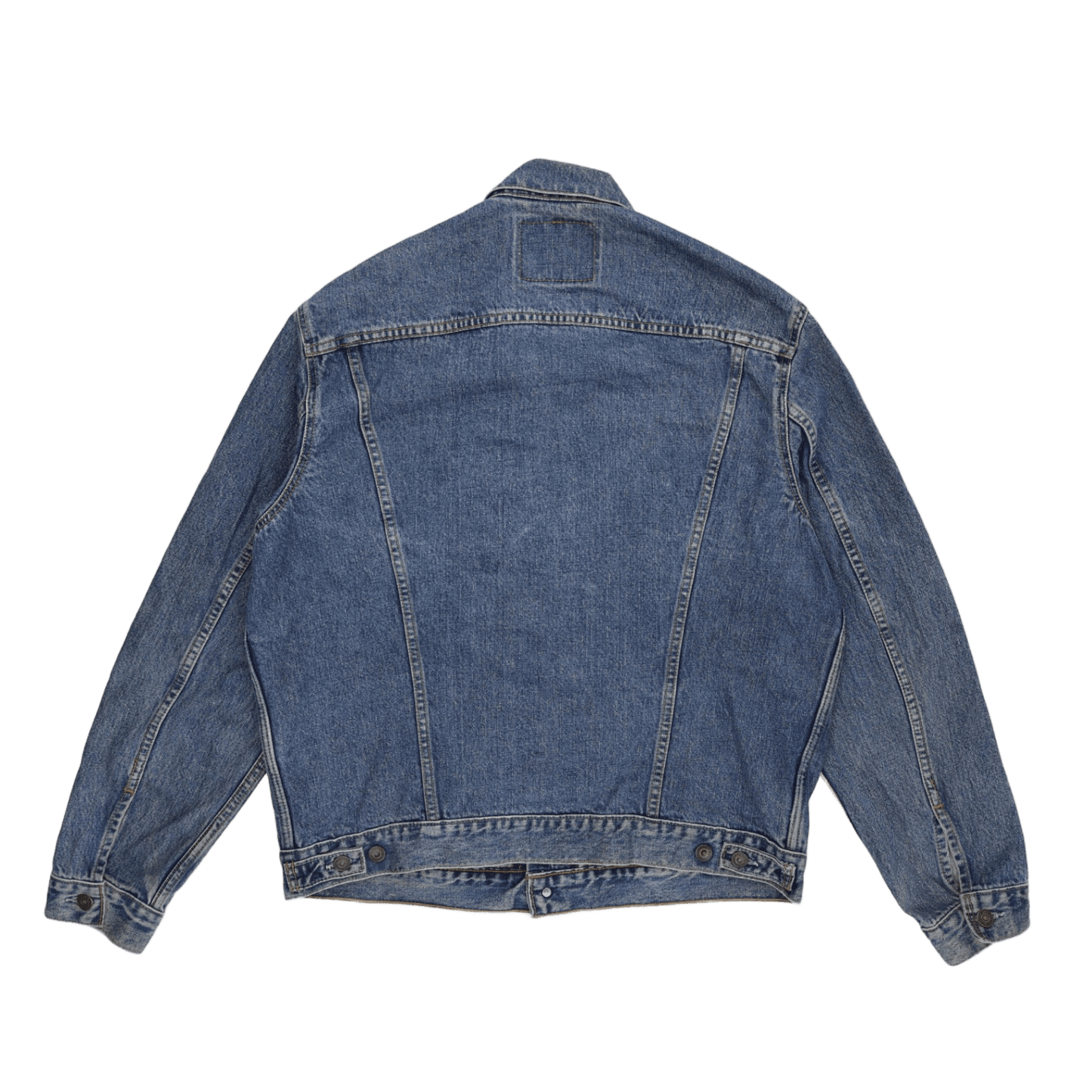 Levi's Vintage XL Denim Jacket Blue 100 Percent Cotton Classic Collared