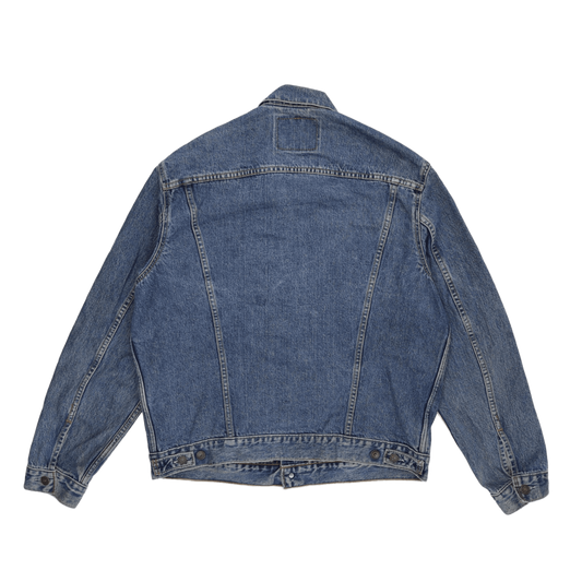 Levi's Vintage XL Denim Jacket Blue 100 Percent Cotton Classic Collared