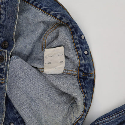 Levi's Vintage XL Denim Jacket Blue 100 Percent Cotton Classic Collared
