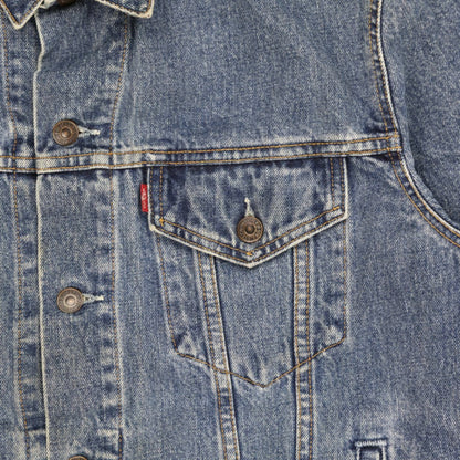 Levi's Vintage XL Denim Jacket Blue 100 Percent Cotton Classic Collared
