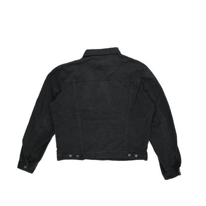 Levi's Vintage Black Denim Trucker Jacket Size Large Cotton