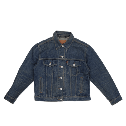 Levi's Vintage Denim Jacket Blue Medium 100% Cotton Collared