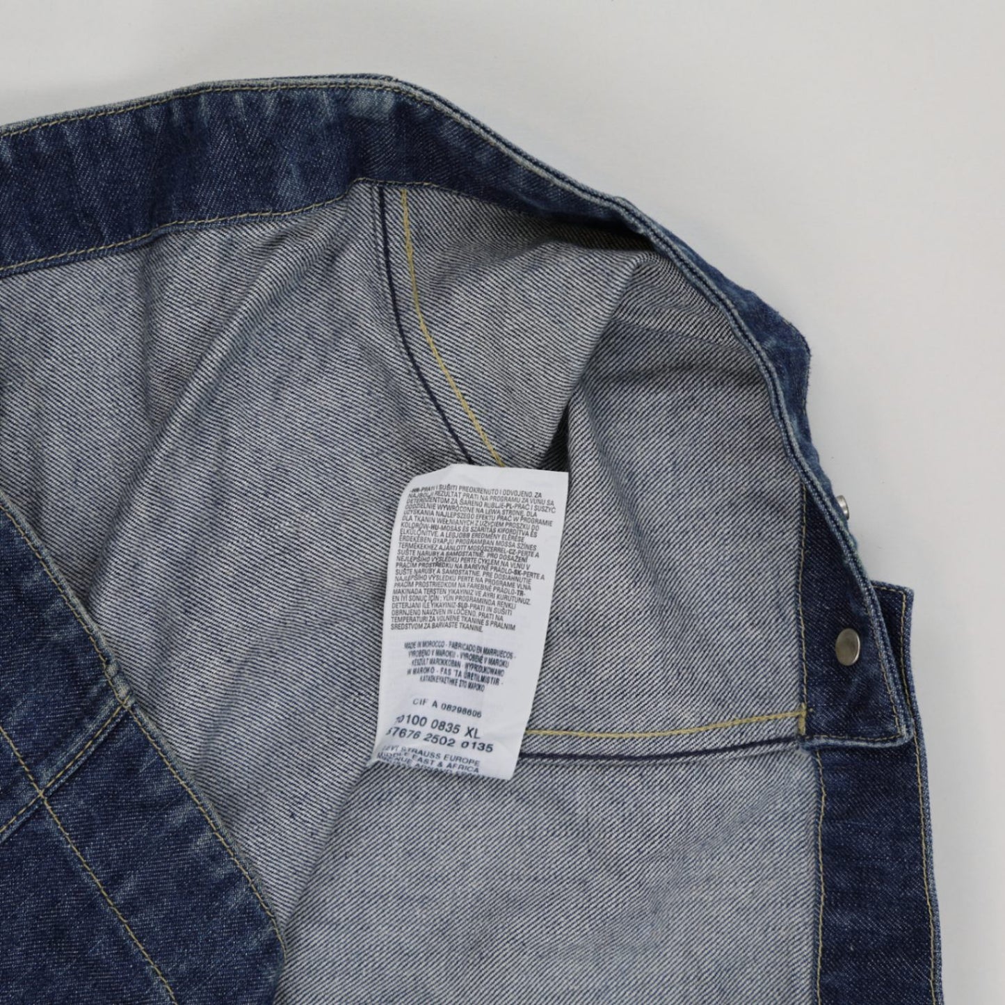 Levi's Vintage Blue Western Denim Jacket XL Cotton