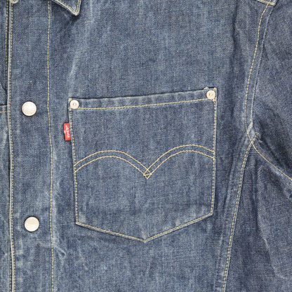 Levi's Vintage Blue Western Denim Jacket XL Cotton