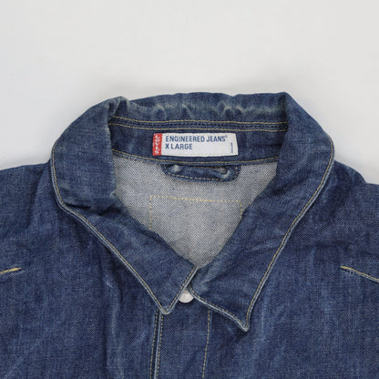 Levi's Vintage Blue Western Denim Jacket XL Cotton
