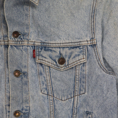 Levi's Vintage Light Blue Denim Trucker Jacket Medium Cotton