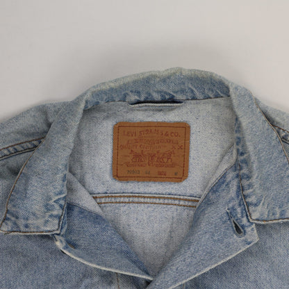 Levi's Vintage Light Blue Denim Trucker Jacket Medium Cotton