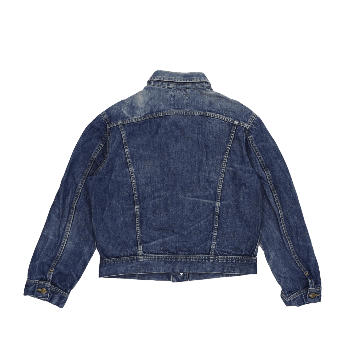Lee Vintage Blue Denim Jacket XL Cotton Collared