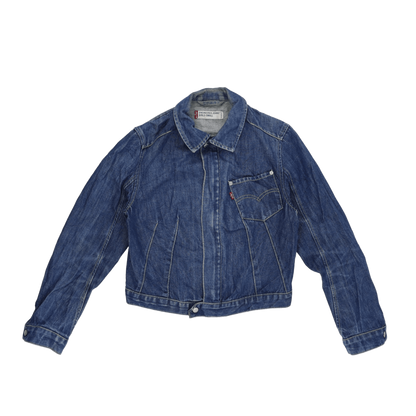 Levi's Vintage Blue Denim Jacket Women's Small Cotton Collared