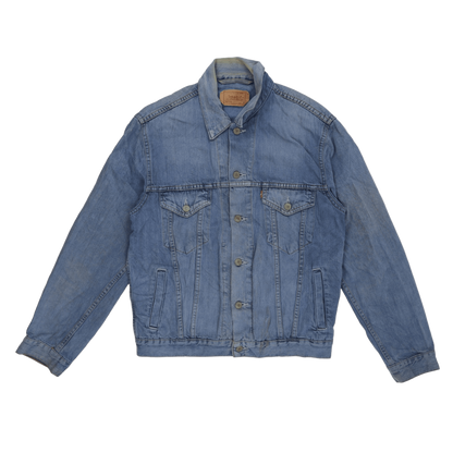 Levi's Vintage 72510 Denim Jacket Light Blue Size M 100% Cotton Collared
