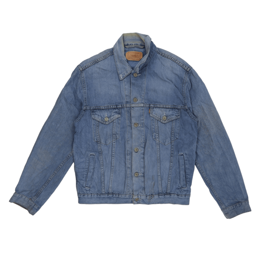 Levi's Vintage 72510 Denim Jacket Light Blue Size M 100% Cotton Collared