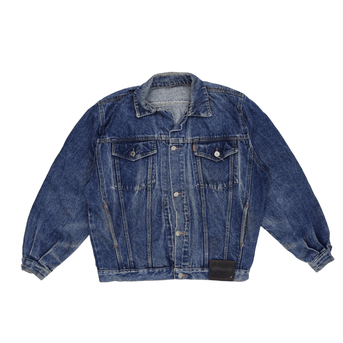 Levi's Vintage Blue Denim Trucker Jacket Size Large Cotton