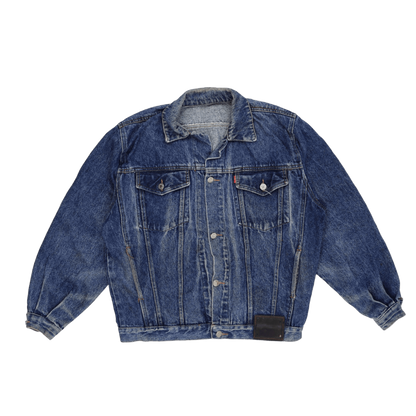 Levi's Vintage Blue Denim Trucker Jacket Size Large Cotton