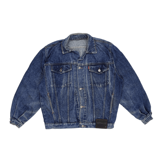 Levi's Vintage Blue Denim Trucker Jacket Size Large Cotton