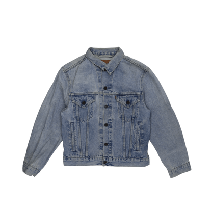 Levi's Vintage Light Blue Denim Trucker Jacket Size L 100% Cotton