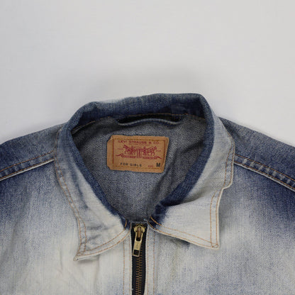 Levi's Women's Ombre Blue Denim Jacket Medium Cotton Vintage