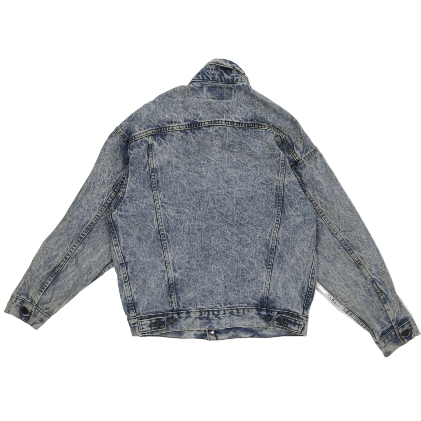 Levi's Vintage 70507 Acid Wash Denim Jacket Blue Small 100% Cotton Collared