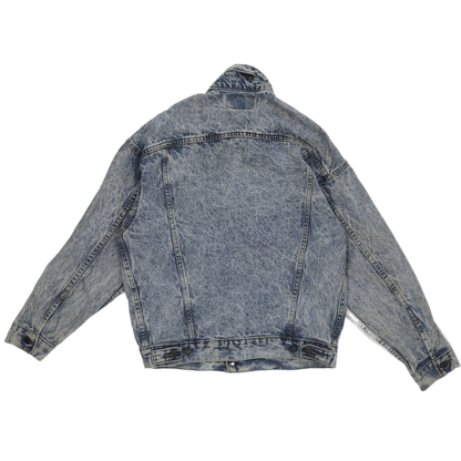 Levi's Vintage 70507 Acid Wash Denim Jacket Blue Small 100% Cotton Collared
