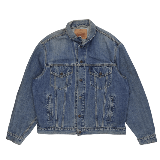 Levi's Vintage Denim Trucker Jacket Blue XXL Cotton