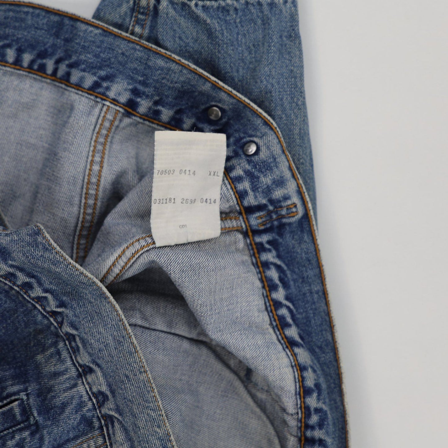 Levi's Vintage Denim Trucker Jacket Blue XXL Cotton
