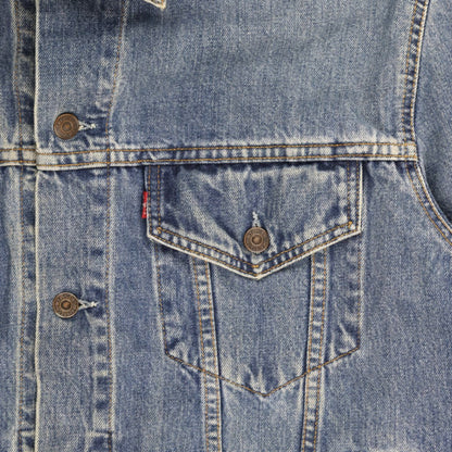 Levi's Vintage Denim Trucker Jacket Blue XXL Cotton
