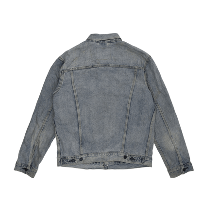 Levi's Vintage Blue Denim Trucker Jacket Size Large 100% Cotton