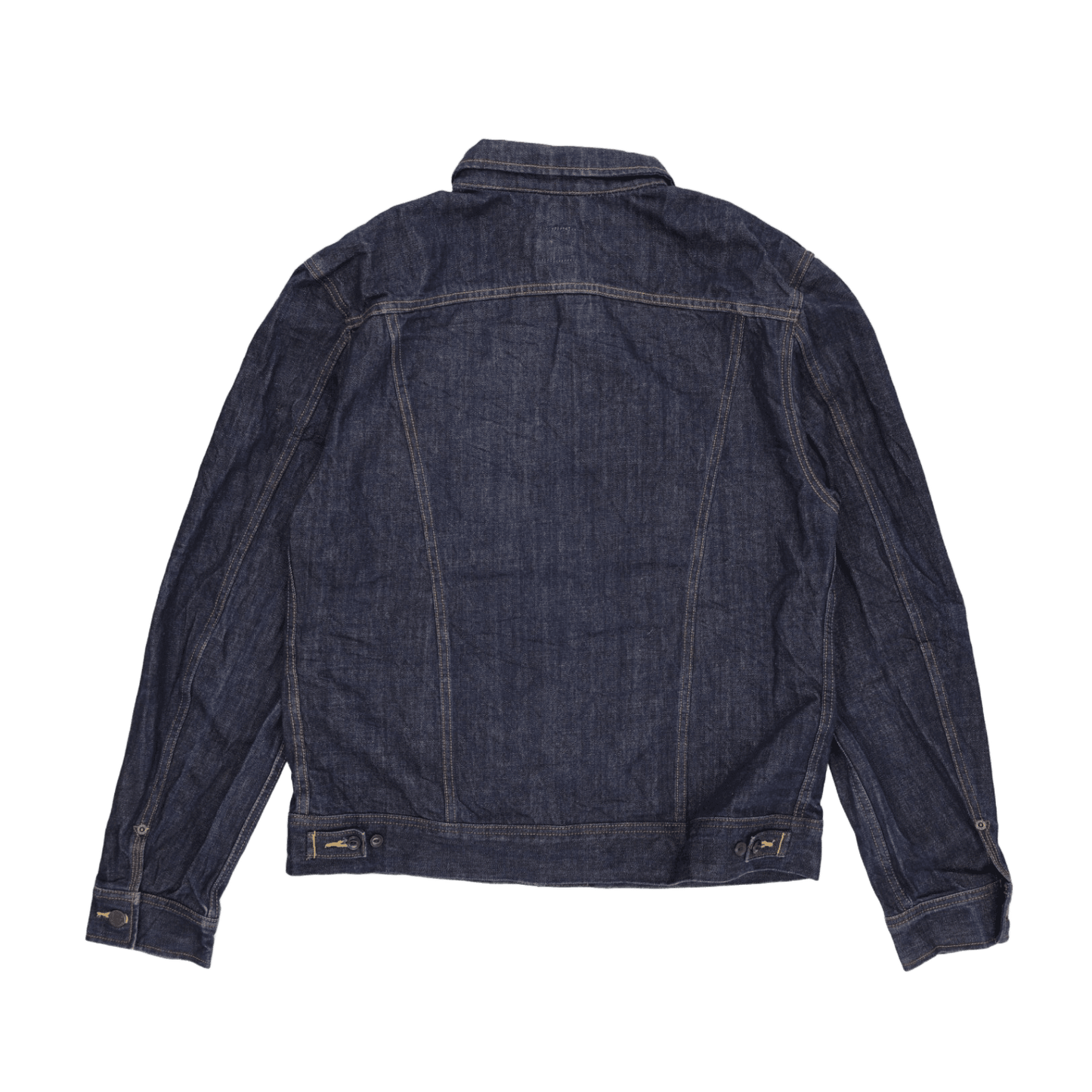 Lee HD Vintage Indigo Denim Jacket XL 100% Cotton Collared Men's Clothing