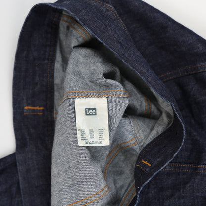 Lee HD Vintage Indigo Denim Jacket XL 100% Cotton Collared Men's Clothing