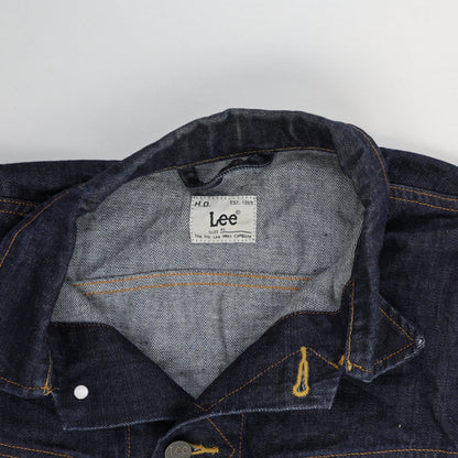Lee HD Vintage Indigo Denim Jacket XL 100% Cotton Collared Men's Clothing