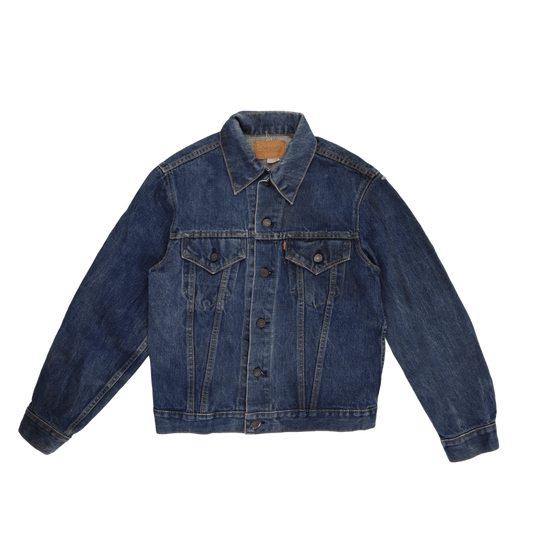 Levi's Vintage Blue Denim Trucker Jacket Unisex Large Cotton