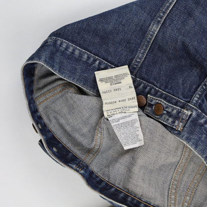 Levi's 70500 XL Vintage Blue Denim Trucker Jacket Cotton