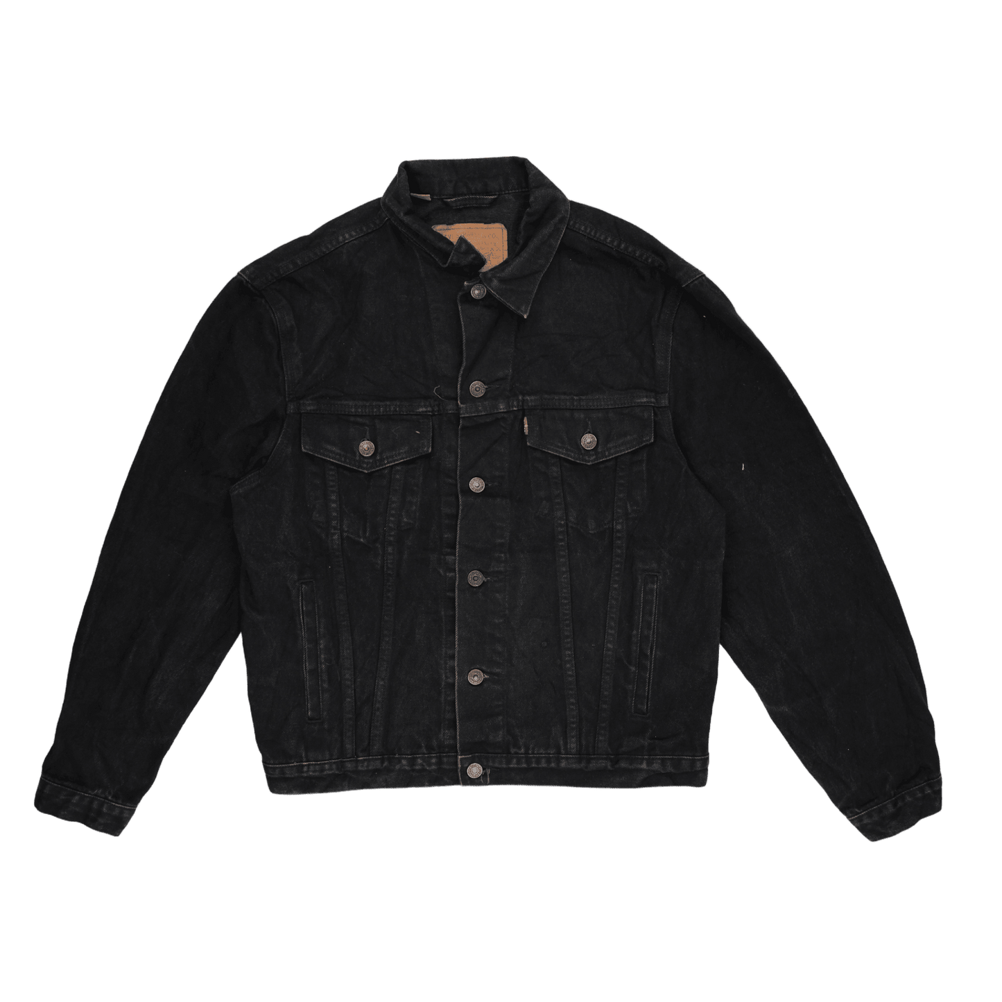 Levi's Vintage Black Denim Trucker Jacket Men's Medium