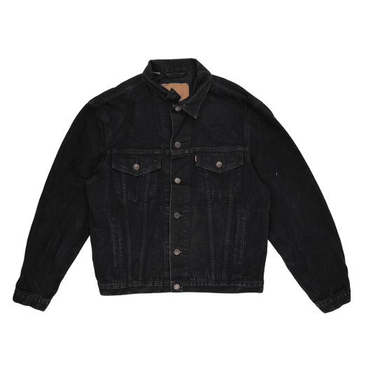 Levi's Vintage Black Denim Trucker Jacket Men's Medium