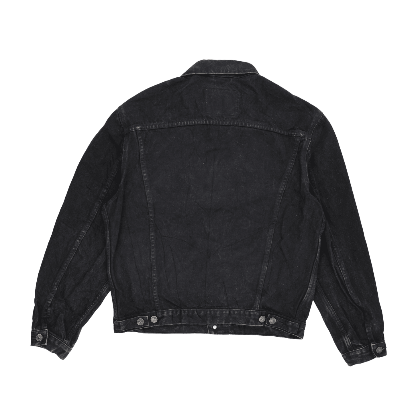 Levi's Vintage Black Denim Trucker Jacket Men's Medium