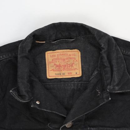 Levi's Vintage Black Denim Trucker Jacket Men's Medium