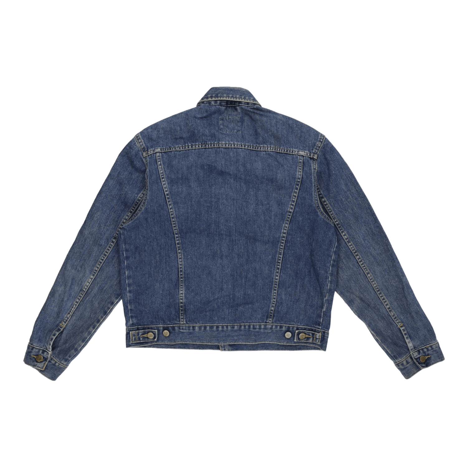 Lee Vintage Western Denim Jacket Medium Blue 100 Percent Cotton Size Medium