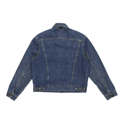 Lee Vintage Western Denim Jacket Medium Blue 100 Percent Cotton Size Medium