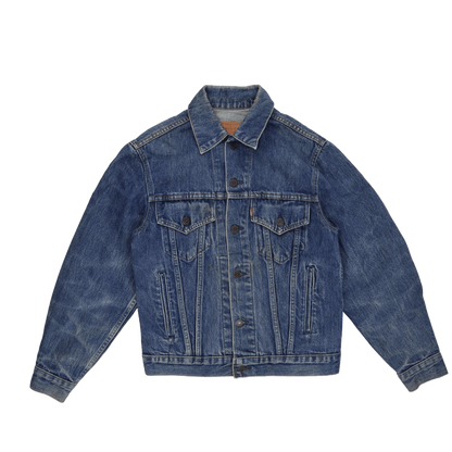 Levi's Vintage Blue Denim Trucker Jacket Men Size 33 Cotton
